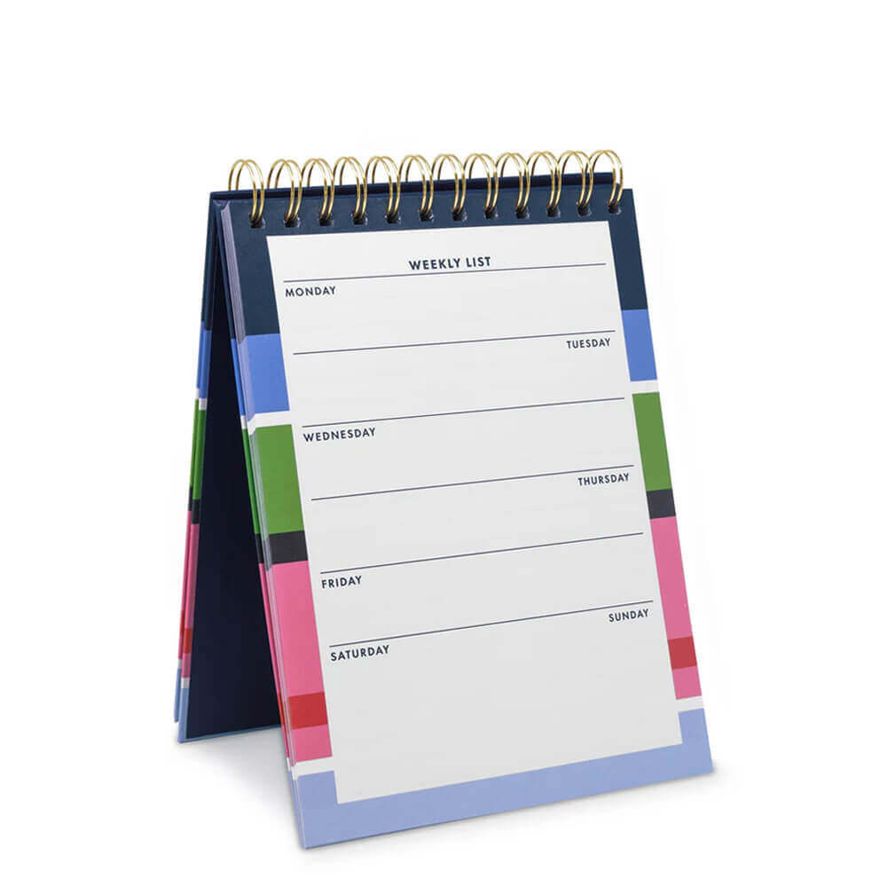 Kate Spade New York Weekly Desktop Planner Sunny Day Stripe